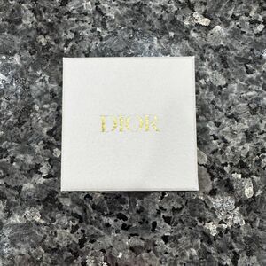 Dior Small White Jewelry Gift Empty Box + Silver Dior Star 3.5" x 3.5" x 1"